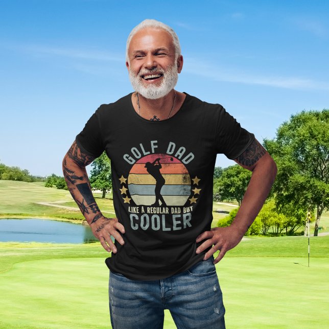 Camiseta Golf Dad Like a Regular Dad But Cooler (Criador carregado)
