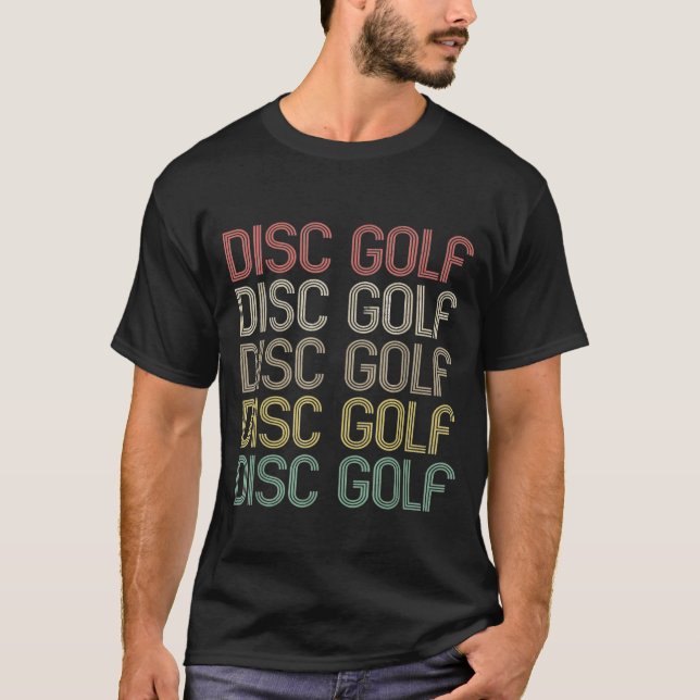 Camiseta Golf de Disco de Estilo Retroativo (Frente)