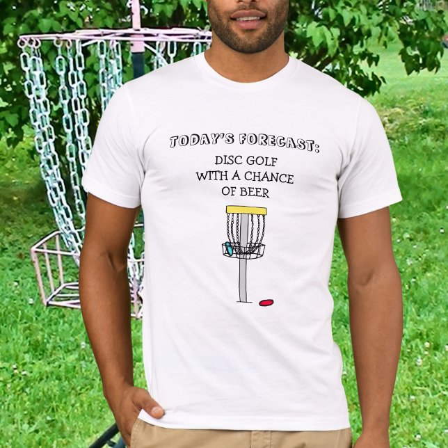 Camiseta Golf de Disco Engraçado (Criador carregado)