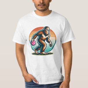 Camiseta Golf de Disco Sasquatch Bigfoot Retroativo