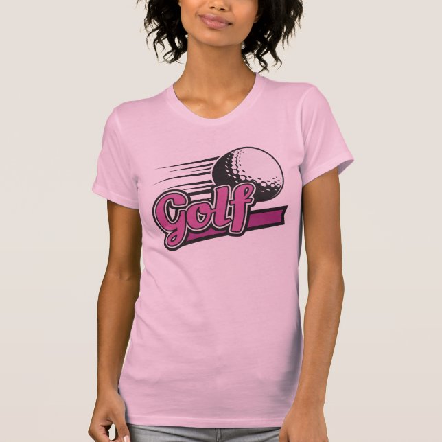 Camiseta Golf de Nome Personalizado (Frente)