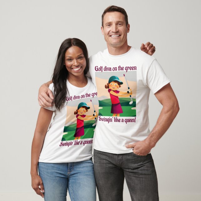 Camiseta Golf Diva - Golf T-Shirt (Unissex)