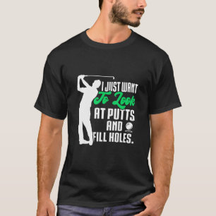 Camiseta Golf Dizendo Golfe Jogador de Golfe Esportes Legal