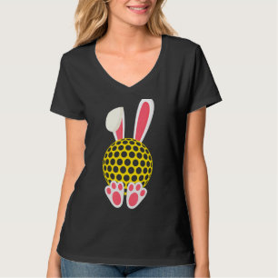 Camiseta Golf Easter Bunny Boys Men Ball Bunny Páscoa Rabbi