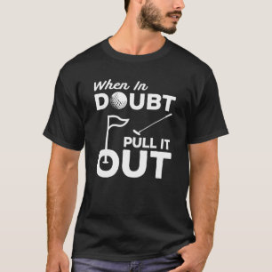 Camiseta Golf Engraçado Putt Gimme Pai Golfing Putter