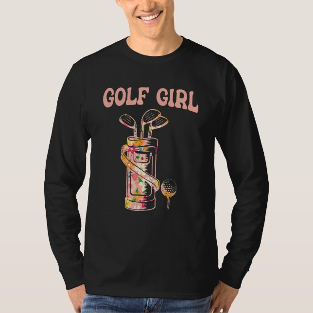 Camiseta Golf Garota Golf Lover Golfer Golfe Golf Pla (Frente)