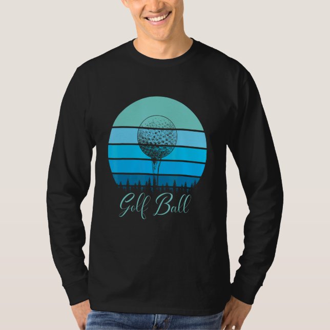Camiseta Golf Golf Ball Golf Club Golfer Buraco Em Um Golfe (Frente)