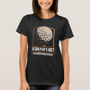 Camiseta Golf Golf Ball Golf Club Golfer Buraco Em Um Golfe