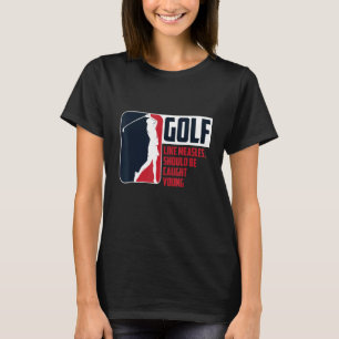 Camiseta Golf Golf Ball Golf Club Golfer Buraco Em Um Golfe