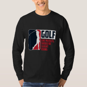 Camiseta Golf Golf Ball Golf Club Golfer Buraco Em Um Golfe