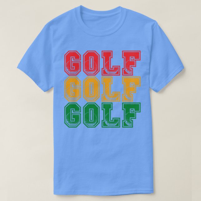 Camiseta Golf Golf Golf Traffic Light Design (Frente do Design)