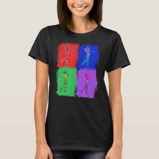 Camiseta Golf Golf Player Pop Art