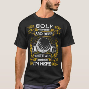 Camiseta Golf Golfer Dourando cenas engraçadas 