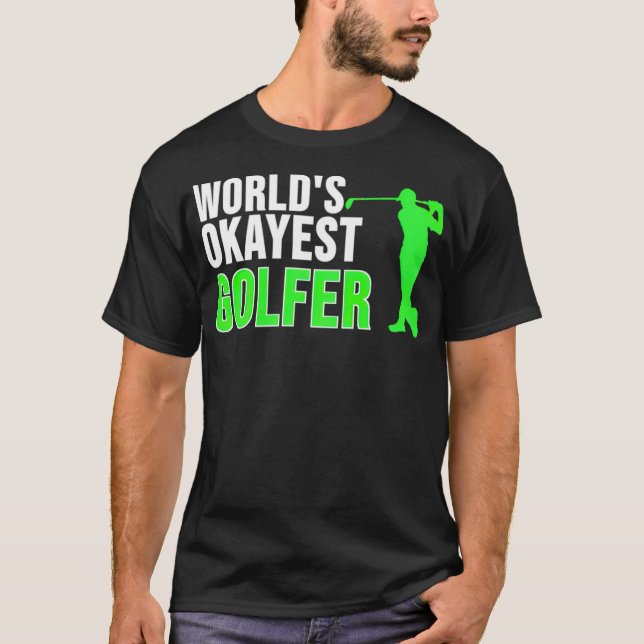 Camiseta Golf  Golfer Golf swing golf course gift golflover (Frente)