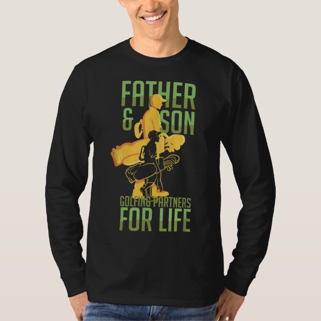 Camiseta Golf Golfing Padre Son Matando Pai (Frente)