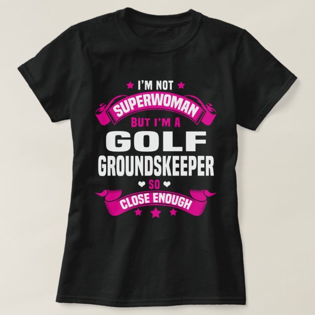 Camiseta Golf Groundskeeper (Frente do Design)