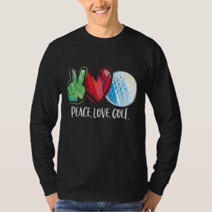 Camiseta Golf Jogador Golf Clube Golfe Paz Golf