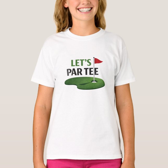 Camiseta Golf Let's Par Tee for Golfer (Frente)