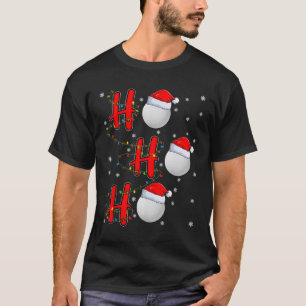 Camiseta Golf Ll Papai Noel Ho Ho Ho Homens Mulheres Natal