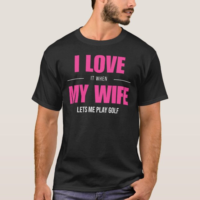 Camiseta Golf Love Tee - Mergulhar no Amor e Rir com (Frente)
