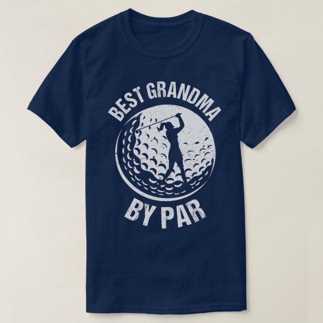 Camiseta Golf Lover Melhor Avó De Par I (Frente do Design)