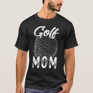 Camiseta Golf Mãe Mulheres Jogadoras De Golfe Jogador De Bo