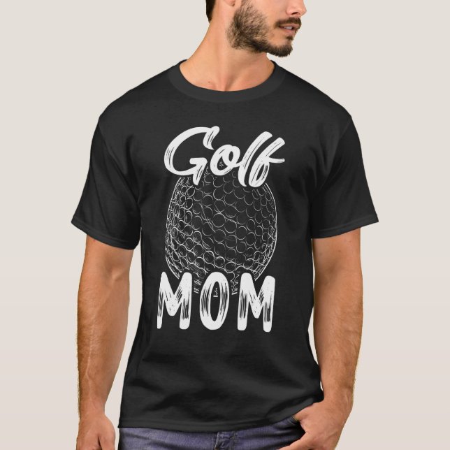 Camiseta Golf Mãe Mulheres Jogadoras De Golfe Jogador De Bo (Frente)