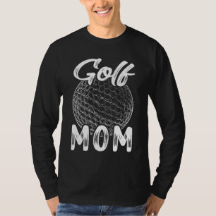 Camiseta Golf Mãe Mulheres Jogadoras De Golfe Jogador De Bo