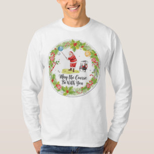 Camiseta Golf maio o curso estará com seu tema de Natal