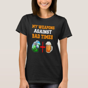 Camiseta Golf Minhas Armas Contra O Golfe Do Mau Tempos + C