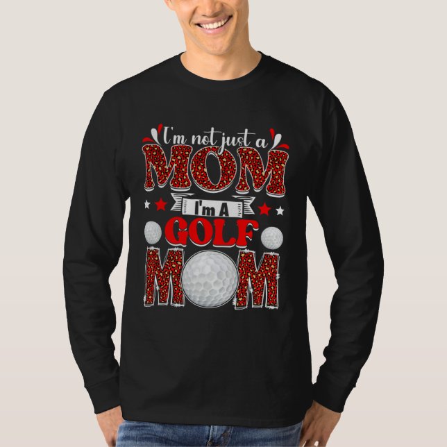Camiseta Golf Mom Mother s Day Retro Sport Mom (Frente)