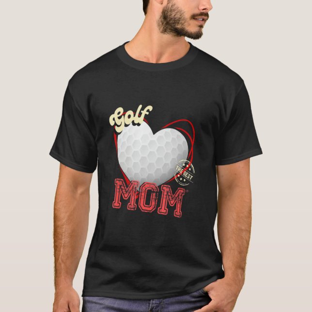 Camiseta Golf Mom Womens Cheer Golf Mom Mother's Day Golf (Frente)