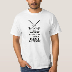 CAMISETA GOLF 'O DIA O MAIS MAU EM BATIDAS DO GOLFE