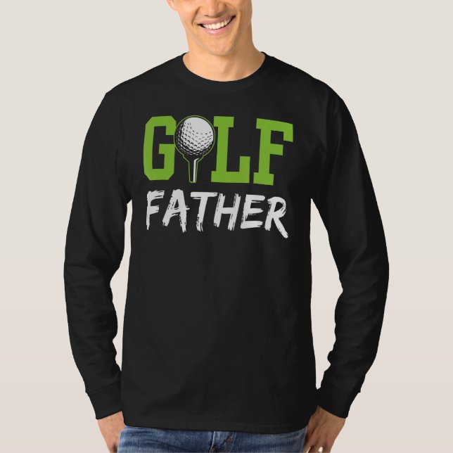 Camiseta Golf Padre Golfer Hobby Pai de Golfe Pai Papa (Frente)