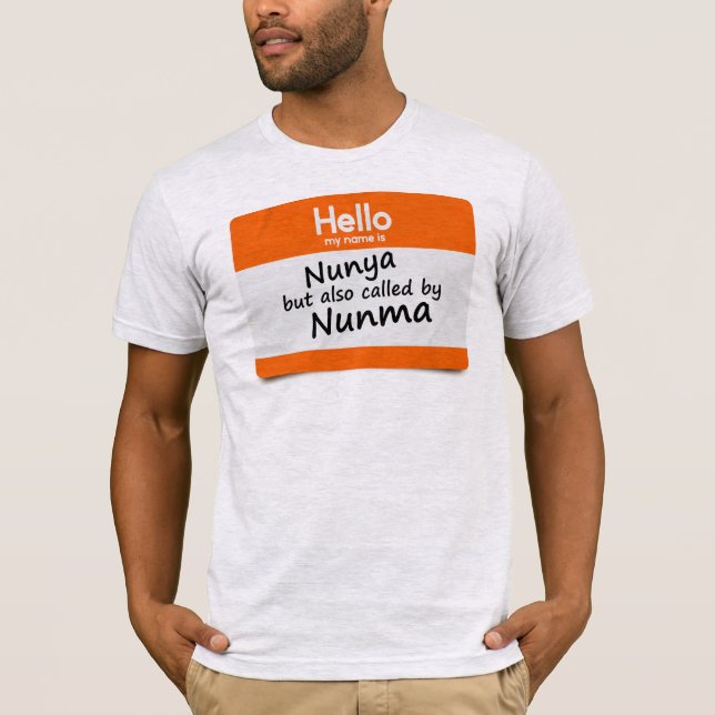 Camiseta Golf Parking Lot Protocol My Name's Nunya & Nunma  (Frente)