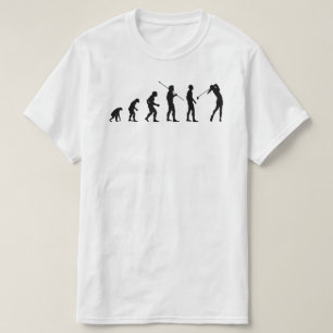 Camiseta Golf Player Evolution Engraçado Golfer Meme Bv