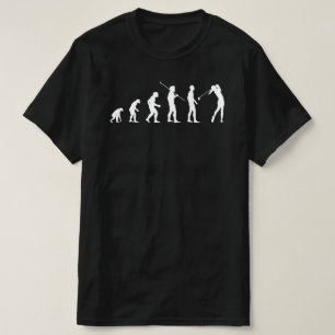 Camiseta Golf Player Evolution Engraçado Golfer Meme Bv