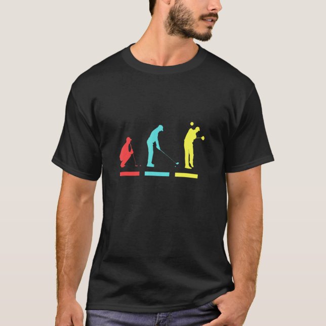 Camiseta Golf Position Golfer Golfe Swing Golf Ball Golf (Frente)