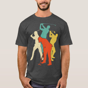 Camiseta Golf Retro para Homens Meninas Esporte Lover G
