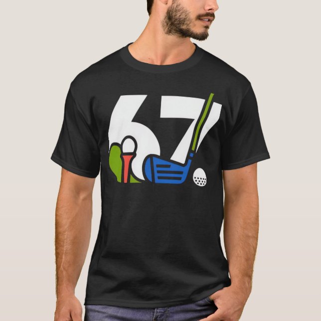 Camiseta Golf Score 67 Graphic  (Frente)