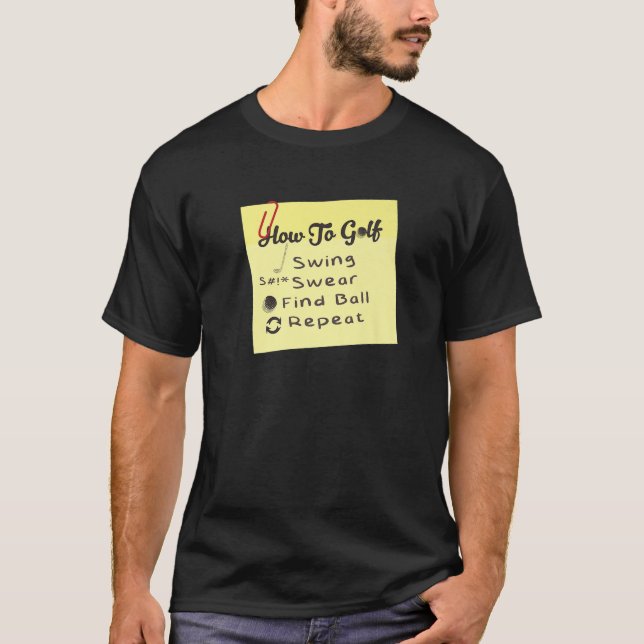 Camiseta Golf Sports Golfer Coach Funny Golfing Sayings (Frente)