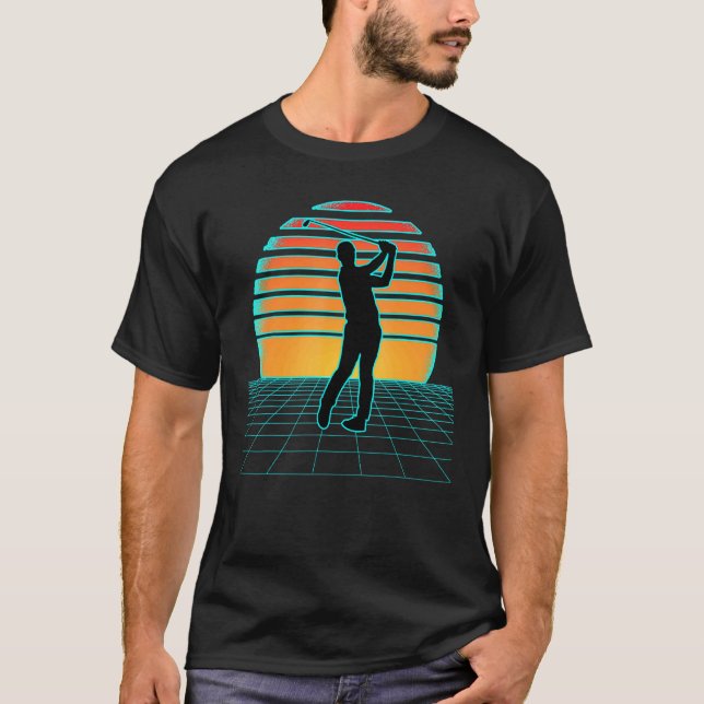 Camiseta Golf Synthwave Retrowave 70s 80s Estilo Esportivo  (Frente)
