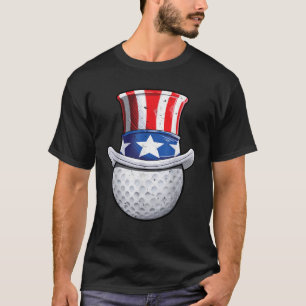 Camiseta Golf Tio Sam 4 de julho Crianças Meninos American