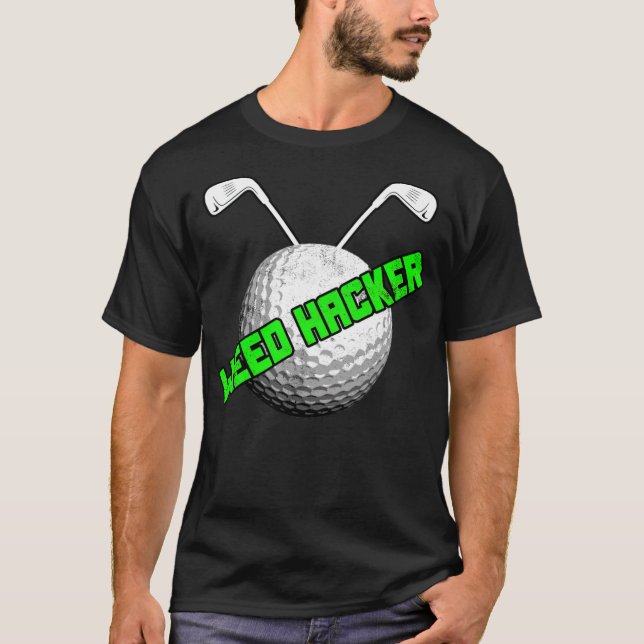 Camiseta Golf Weed Game do Hacker Golfe Golfe Golfer badmin (Frente)