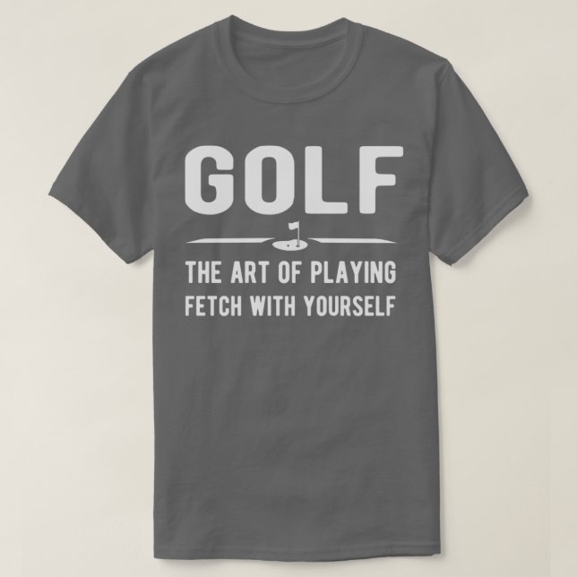 Camiseta Golfe, a arte de brincar com você mesmo (Frente do Design)