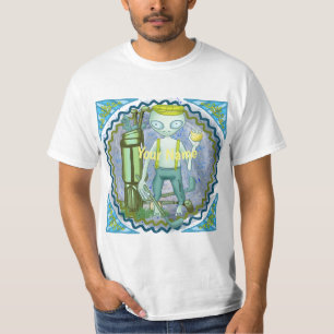 Camiseta Golfe Alien