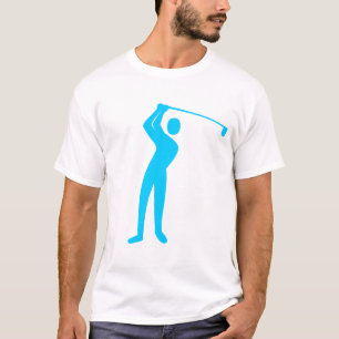 Camiseta Golfe - Azul-Céu