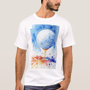 Camiseta Golfe Bola Splash Golfe