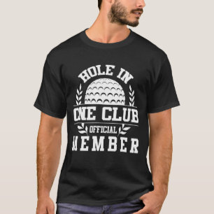 Camiseta Golfe Buraco em Um Buraco num Clube Golfe Esporte