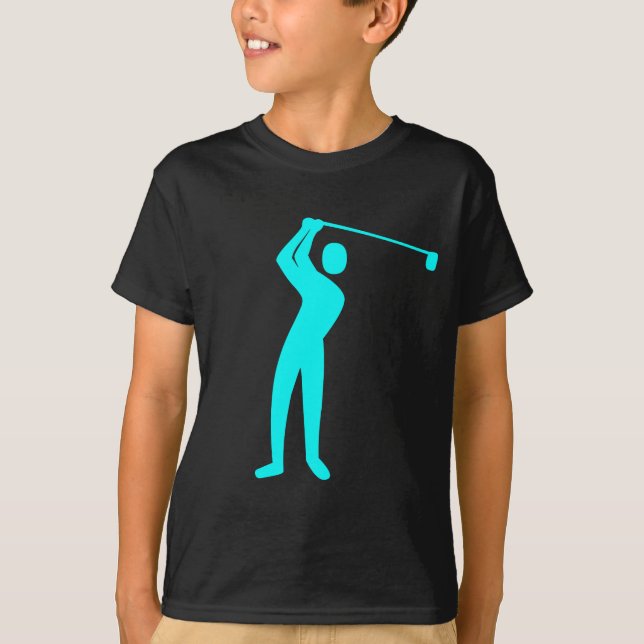 Camiseta Golfe - Ciano (Frente)